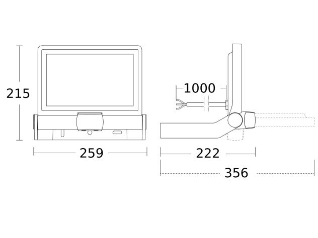  XLED ONE XL S blanc